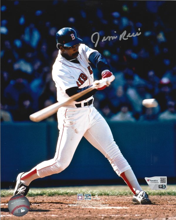 Jim Rice At-Bat Boston Red Sox Autographed 16  x 20  Baseball Photo on Sale