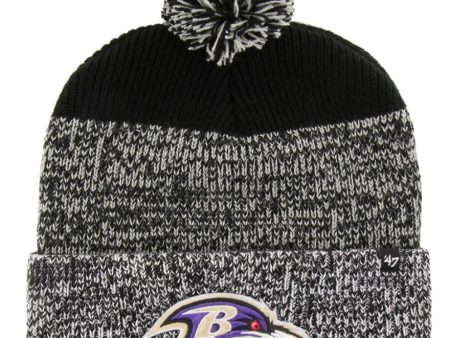 Baltimore Ravens  47 Brand Static Cuffed Knit Hat Sale