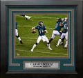 Carson Wentz in Action Philadelphia Eagles 8  x 10  Framed Football Photo Online now