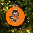 Gritty Flyers Christmas Holiday Ball Ornament For Cheap