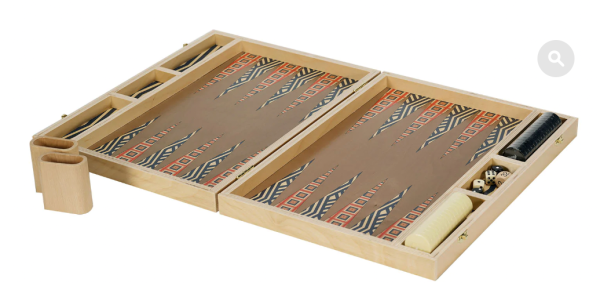 Wolfum Squaresville Tabletop Backgammon Game Discount