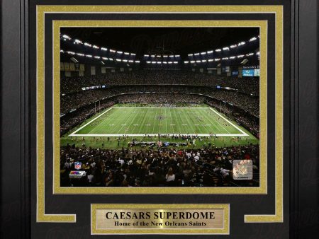 New Orleans Saints Caesars Superdome 8  x 10  Framed Football Stadium Photo Online