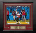 Rob Gronkowski Super Bowl LV Touchdown Spike Tampa Bay Buccaneers 8  x 10  Framed Football Photo Online