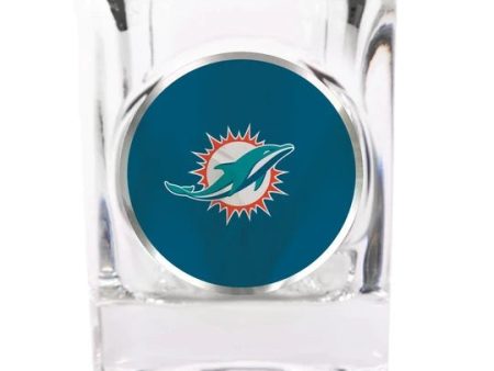 Miami Dolphins Square Shot Glass Cheap