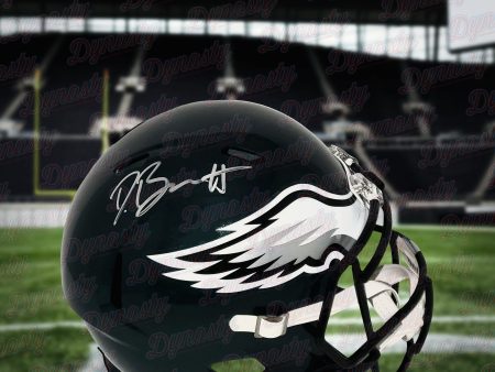 Derek Barnett Philadelphia Eagles Autographed NFL Football Full-Size Deluxe Speed Helmet Fashion