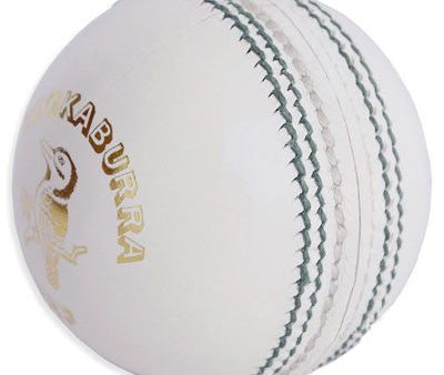 Kookaburra Red King White Cricket Ball (Dozen) on Sale