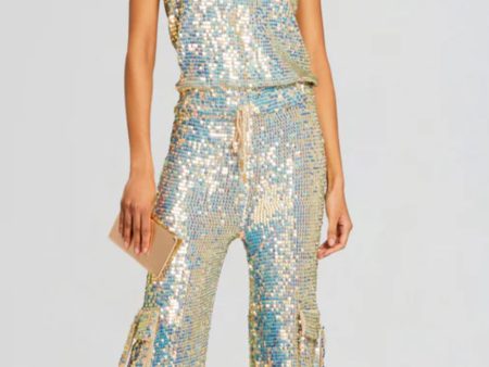 Retrofete HANALISE SEQUIN CROCHET JUMPSUIT Fashion