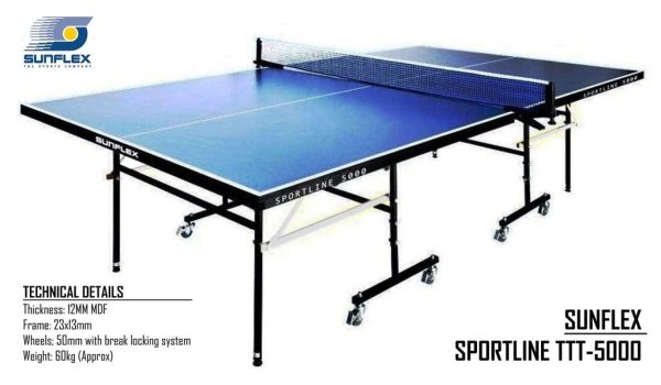 Sunflex Sportline 5000 Table Tennis Table Online