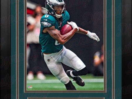 DeVonta Smith in Action Philadelphia Eagles 8  x 10  Framed Football Photo Hot on Sale