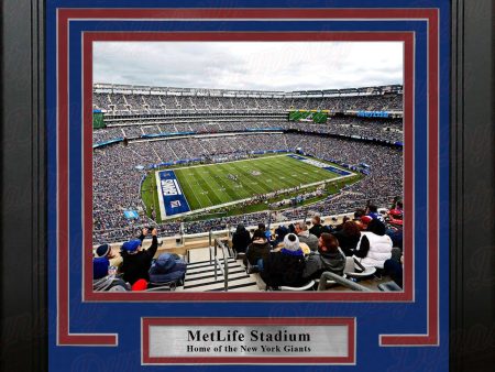 New York Giants MetLife Stadium Aerial View 8  x 10  Framed Football Photo Cheap