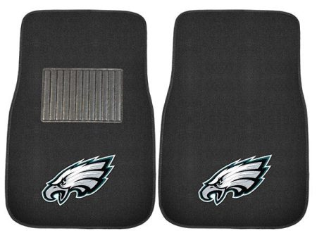 Philadelphia Eagles 2 Piece Embroidered Car Mat Set Online Sale