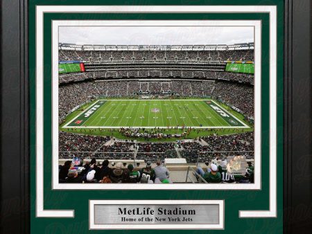 New York Jets MetLife Stadium 8  x 10  Framed Football Photo Supply