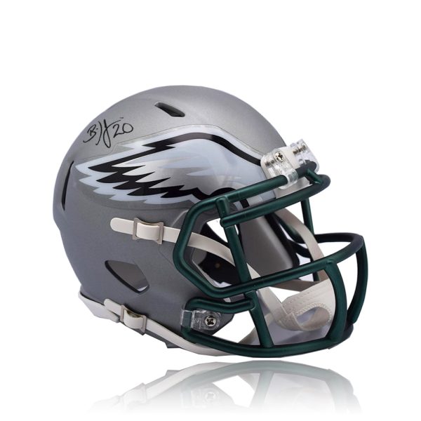 Brian Dawkins Philadelphia Eagles Autographed Football Blaze Helmet Online Sale