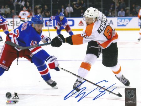 Carsen Twarynski Philadelphia Flyers in Action Autographed NHL Hockey Photo Fashion