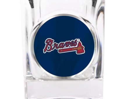 Atlanta Braves Square Shot Glass Sale