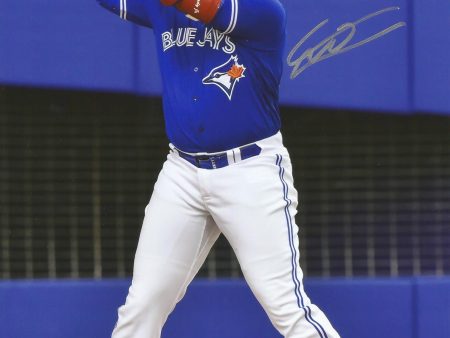 Vladimir Guerrero, Jr. At-Bat Toronto Blue Jays Autographed Baseball Photo Hot on Sale