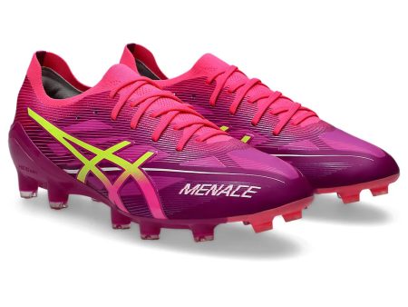 ASICS Menace 5 Boot - Hot Pink Safety Yellow Discount