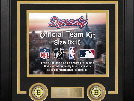 Boston Bruins Custom NHL Hockey 8x10 Picture Frame Kit (Multiple Colors) Hot on Sale