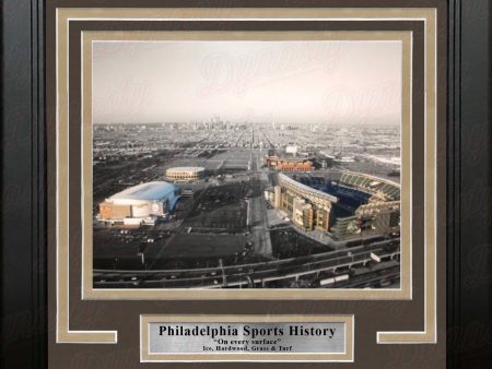 Philadelphia Sports Complex (Lincoln Financial, Citizen s Bank, Wells Fargo, Spectrum) Framed Photo Discount