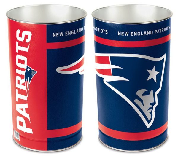 New England Patriots Trash Can For Discount